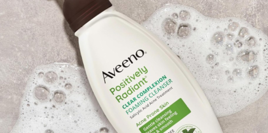 Aveeno Foaming Facial Cleanser Only $3.64 Shipped on Amazon (Reg. $7)