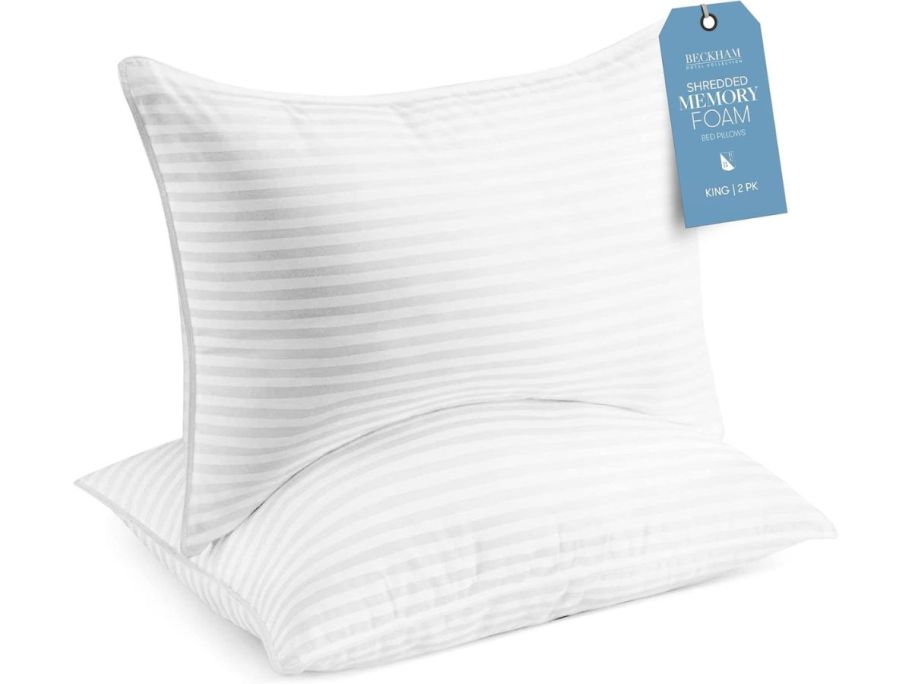 stock image of 2 pillows