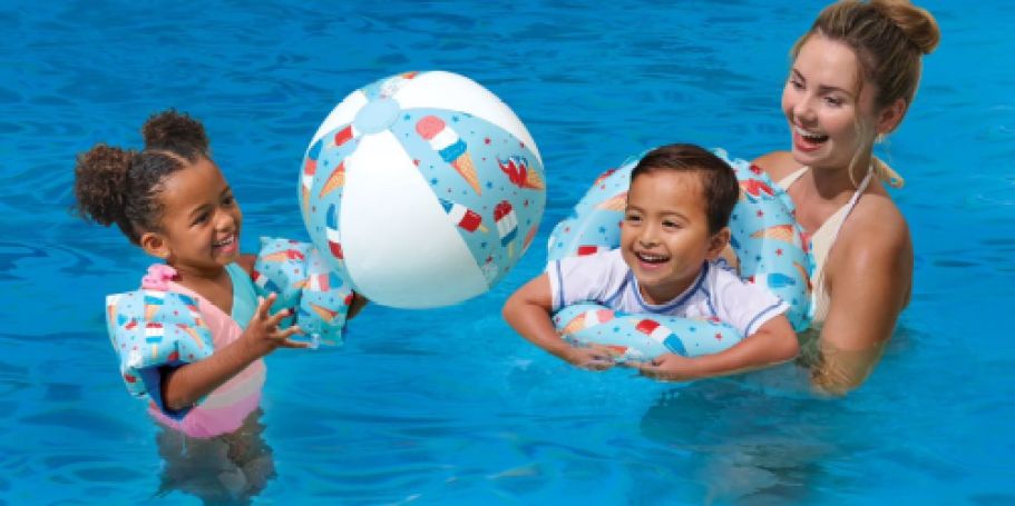 Pool Float 3-Piece Set Only $4.97 on Walmart.com (Includes Armbands, Tube, & Ball)