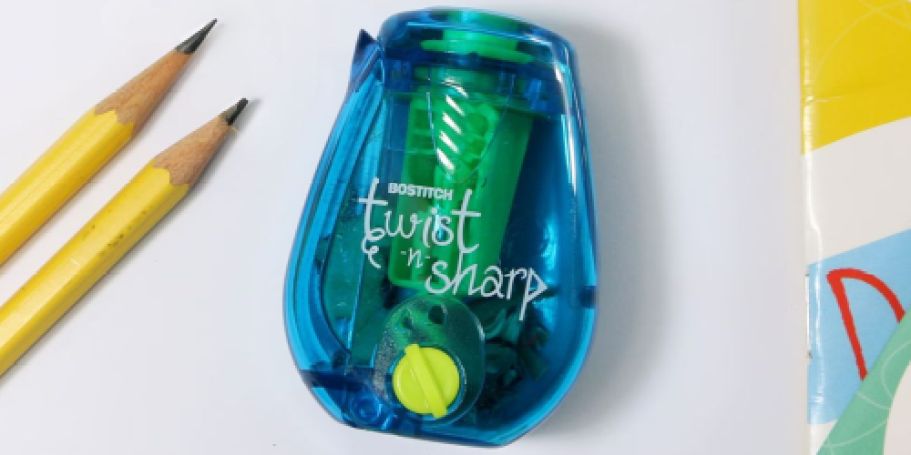 Bostitch Twist-N-Sharp Pencil Sharpener Only $1.97 on Walmart.com