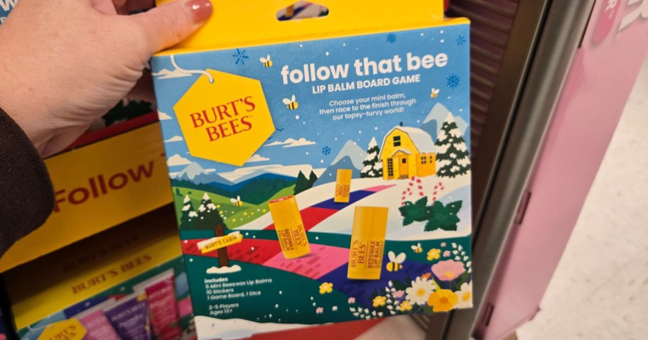 Burt's Bees Holiday Board Game Lip Balm Gift Set