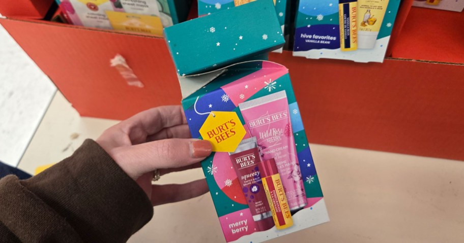 Burt's Bees Merry Berry Lip Balm 3-Piece Set