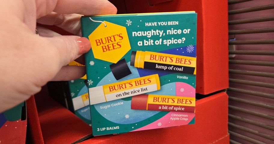 Burt's Bees Naughty or Nice Lip Balm Gift Set