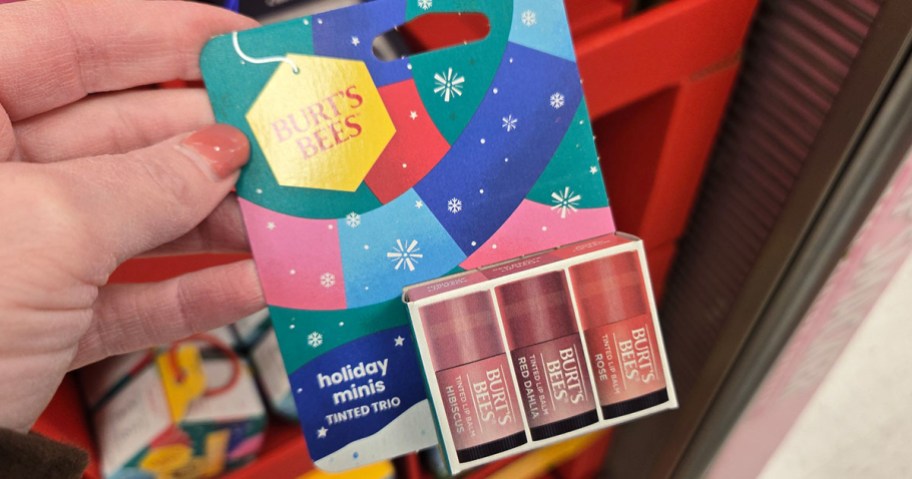 Burt's Bess Holiday Minis Tinted Trio