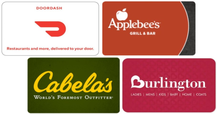 four gift cards