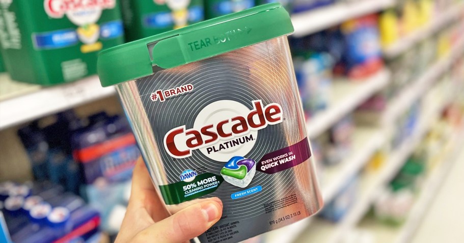 Cascade Platinum Plus Dishwasher Pods 177-Count Just $37.86 Shipped After Rebate (Reg. $61)
