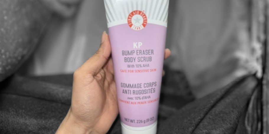 Up to 55% Off First Aid Beauty on Amazon | KP Bump Eraser Body Scrub Only $13.60 Shipped (Reg. $30)