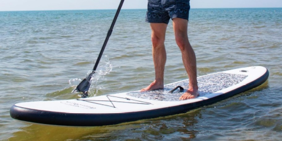 Up to 60% Off Inflatable Paddle Board Sets + FREE Shipping on Amazon