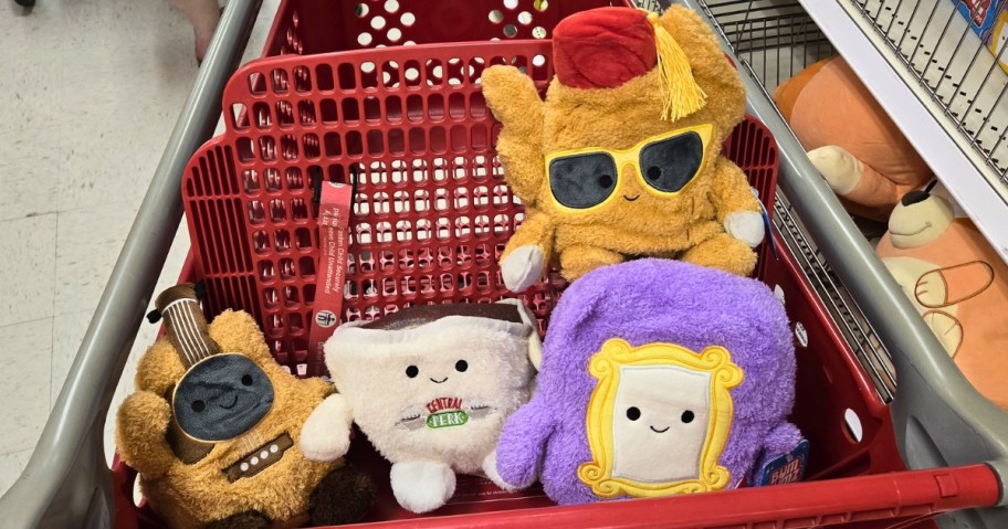 friends bumbumz plushes in target cart