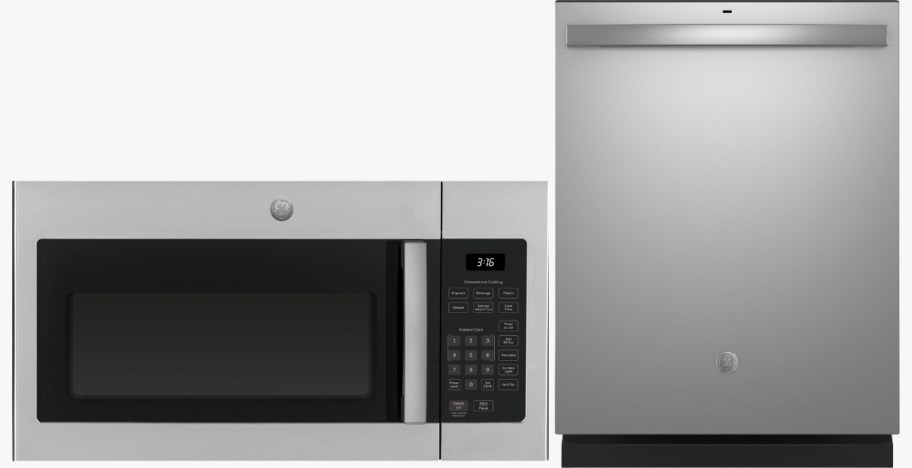 ge microwave and dishwasher
