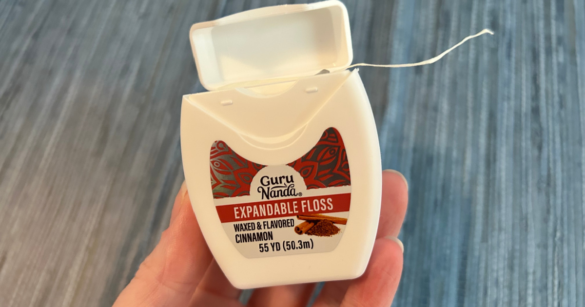 GuruNanda Cinnamon Expandable Dental Floss Just 95¢ Shipped on Amazon