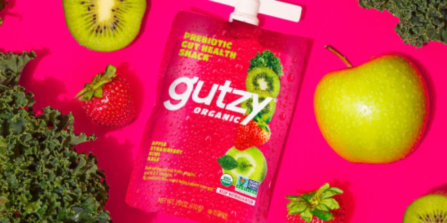 FREE Gutzy Organic Fruit & Veggie Pouches 4-Pack After Walmart Cash