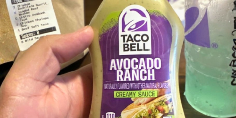 Taco Bell Sauces Only $1.78 Shipped on Amazon (Chipotle & Avocado Ranch)