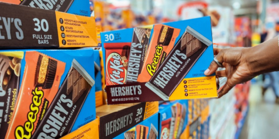 Hershey’s Full-Size Candy Bars 30-Pack Only $26.78 on SamsClub.com (Just 89¢ Each)