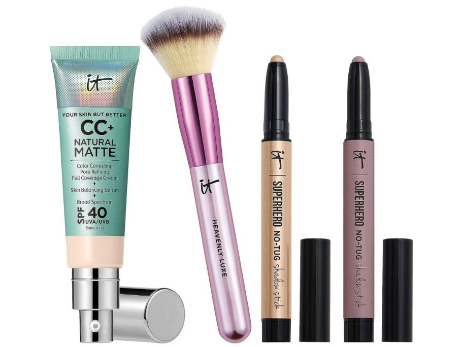 IT Cosmetics CC+ Cream Natural Matte SPF40 4-Piece Collection