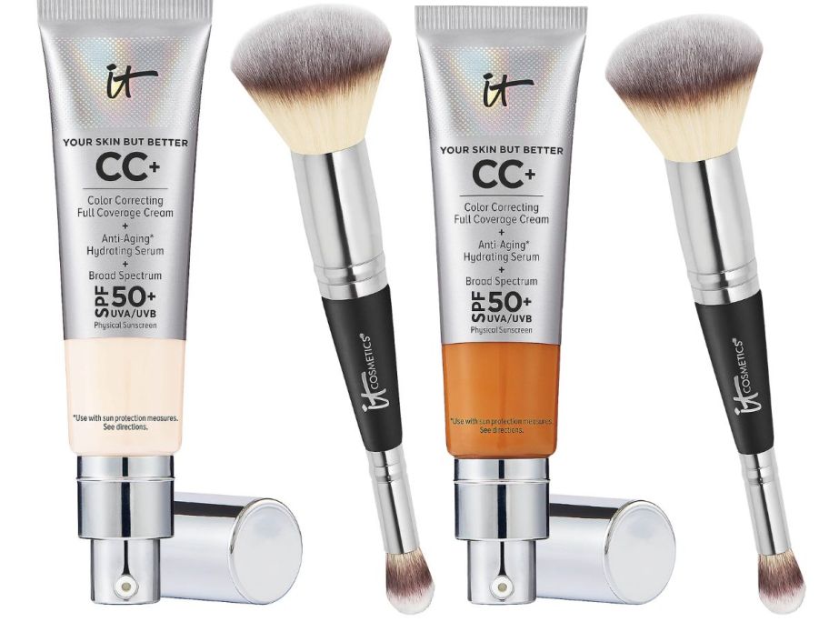 IT Cosmetics CC+ Cream SPF 50 Foundation w/ Brush