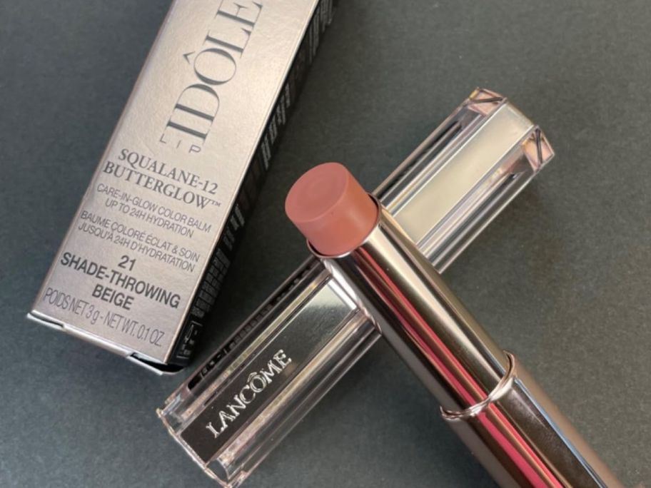 A tube of Lancome Butterglow Lip Balm
