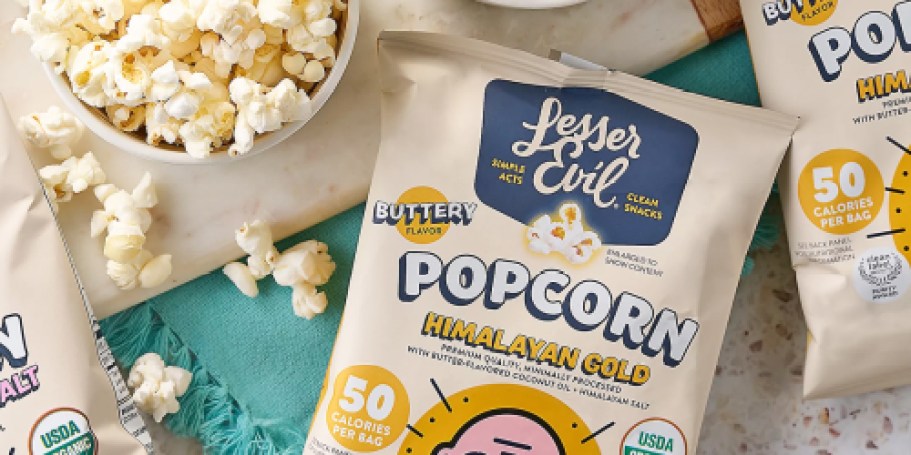 LesserEvil Popcorn 24-Pack Only $6.82 Shipped on Amazon (Regularly $17)