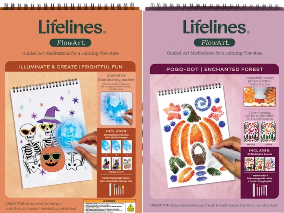 stock images of two lifelines flowart pads