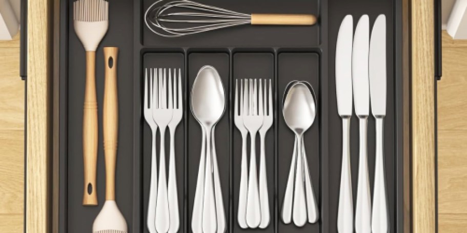Expandable Silverware Drawer Organizer Only $2.98 on Amazon – Lowest Price Ever