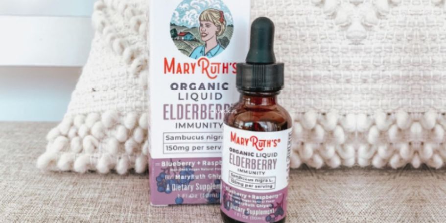 Mary Ruth’s Organics Elderberry Syrup Just $9.75 Shipped on Amazon – Helps Boosts Immunity!