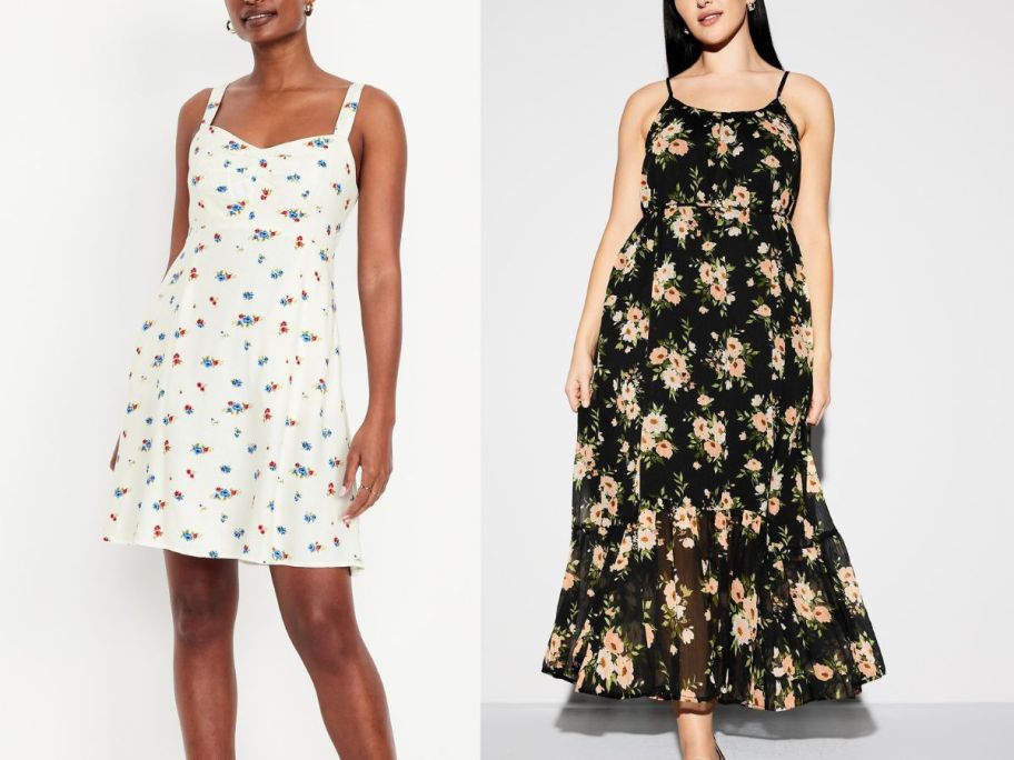 Old Navy dresses in white and black 
