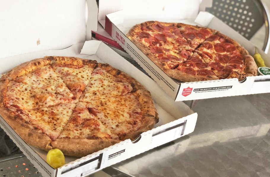 Buy 1, Get 1 FREE Papa Johns Large 1-Topping Pizzas