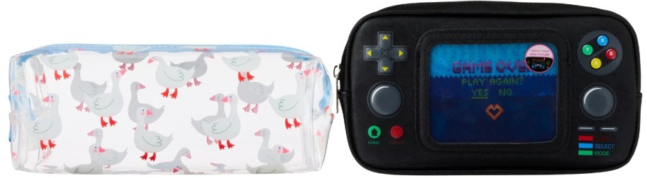 geese and gamer encil cases