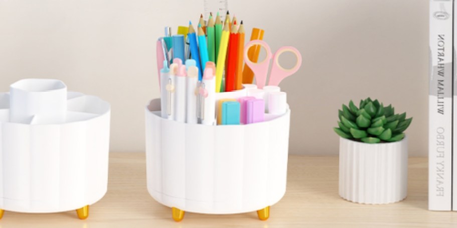 Rotating Desk Organizer Caddy Only $5.59 on Amazon (Reg. $10)