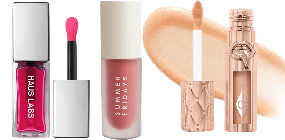 haus labs, summer fridays, and charlotte tilbury lipsticks