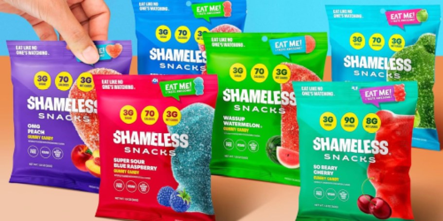 Shameless Snacks Gummy Candy 6-Pack Just $13.43 Shipped on Amazon (Reg. $24)