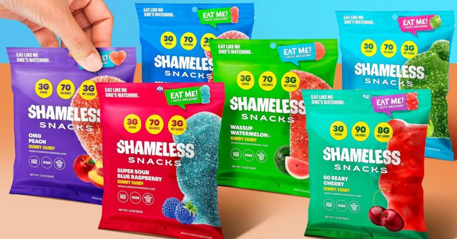 Shameless Snacks Gummy Candy 6-Pack Just $13.43 Shipped on Amazon (Reg. $24)