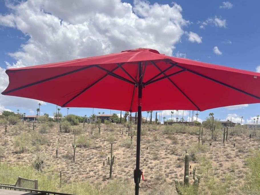 9′ Patio Umbrella Only $25.99 Shipped for Amazon Prime Members