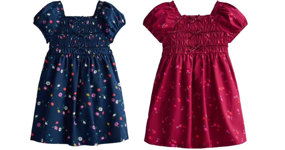 smocked dresses from Walmart