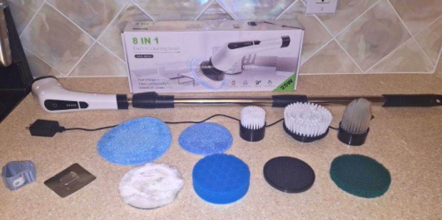 Electric Spin Scrubber w/ Long Handle Just $19.99 Shipped on Amazon (Reg. $46)