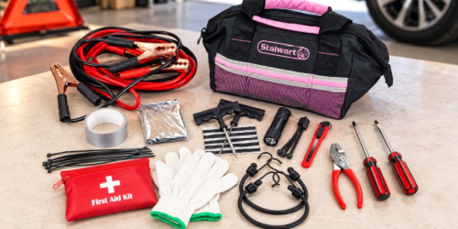 Emergency Roadside 55-Piece Kit Just $16 on Walmart.com (Regularly $30)
