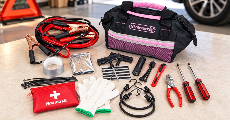 Emergency Roadside 55-Piece Kit Just $16 on Walmart.com (Regularly $30)