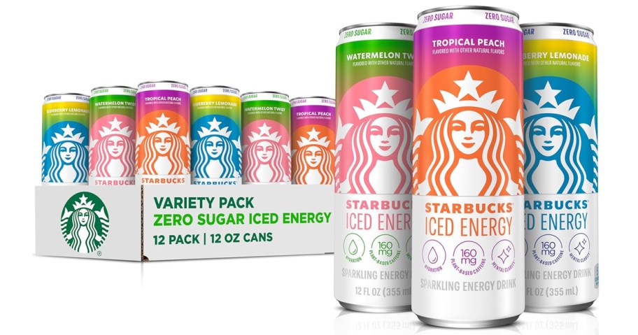 Starbucks Iced Energy Variety Pack with three of each flavor