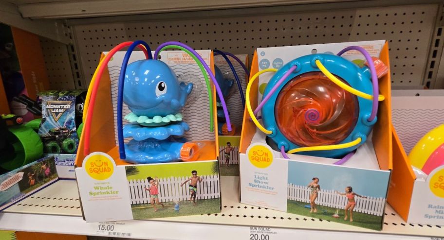 Sun squad Sprinkler displayed at the store