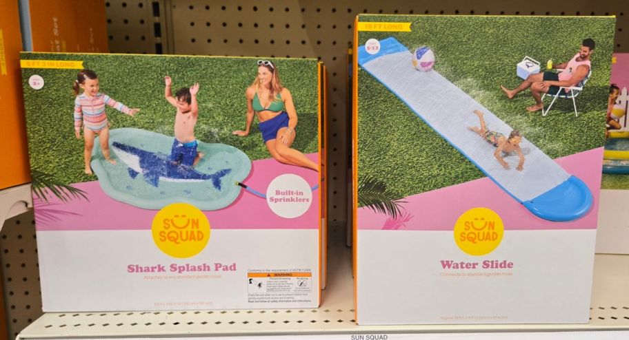 Sun squad pad on display on a shelf