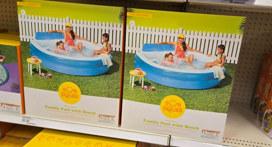 Sun squad pool w bench