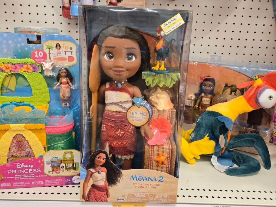 Disney Moana 2 My Singing Friend Moana Doll & Heihei