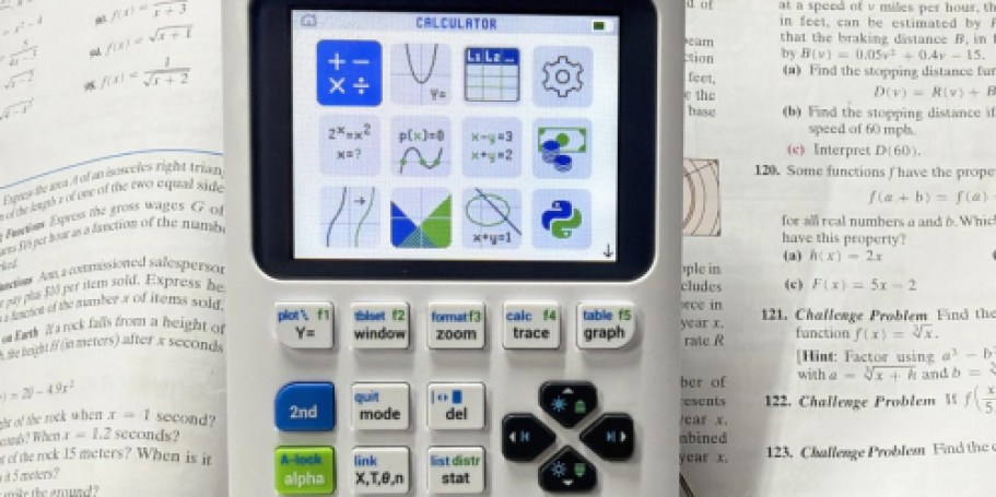 Texas Instruments Graphing Calculator Only $86 Shipped on Amazon (Reg. $160)