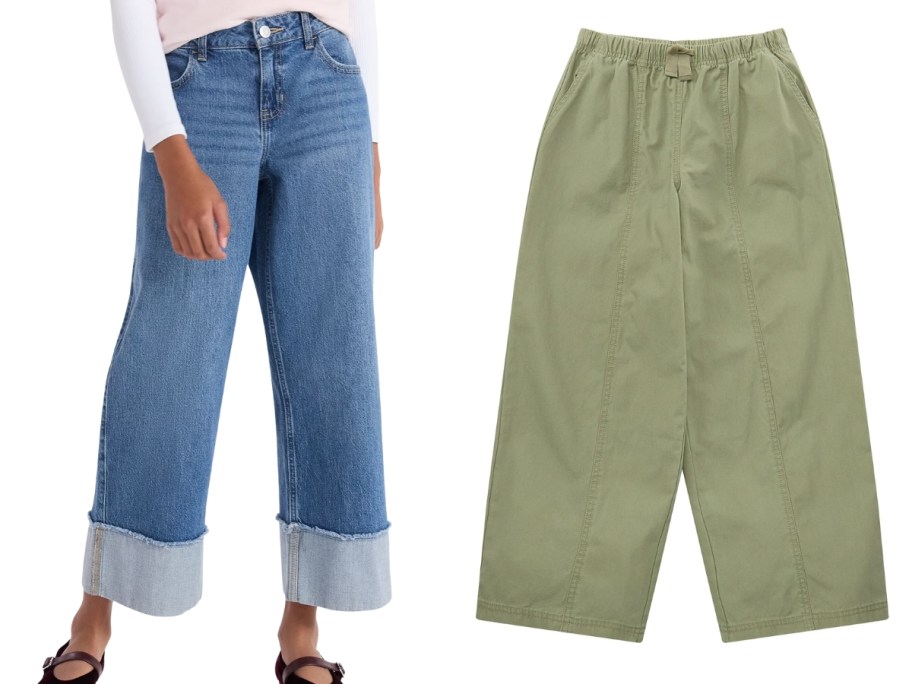 stock images of weekend academy girls jeans and pull-on pants