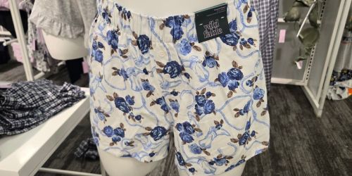 Wild Fable Women’s Boxer Pajama Shorts Just $15 at Target | Super Soft & Stretchy