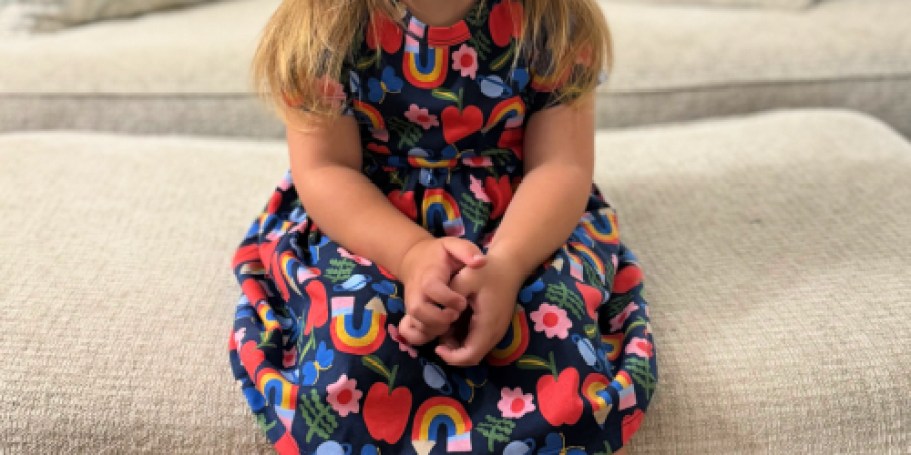 Walmart’s Wonder Nation Dresses Start at Just $5.98 (Including School-Themed Prints!)