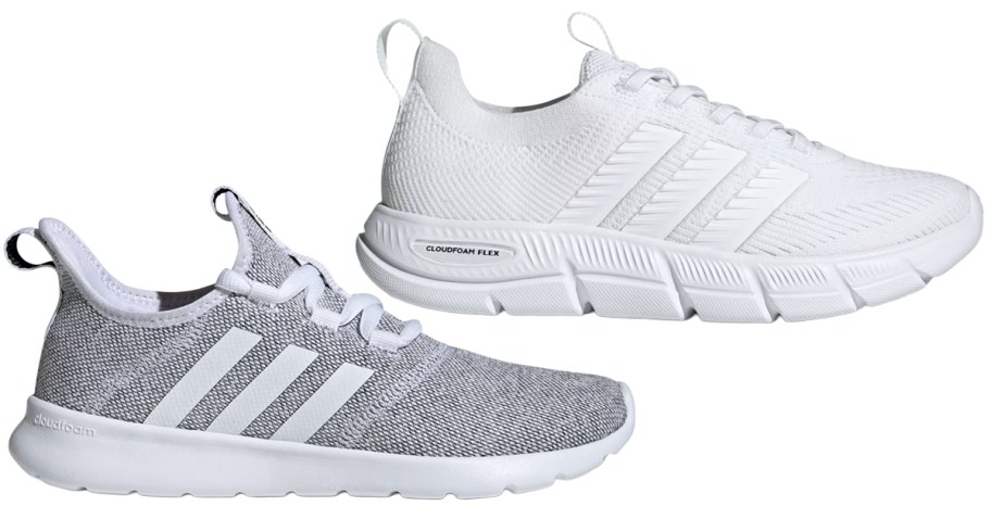 adidas Women's Cloudfoam Pure 2.0 Shoes and adidas Women's Cloudfoam Flex Slounge Shoes