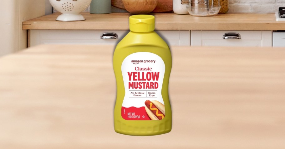 Amazon Grocery Yellow Mustard 14oz Only 93¢ Shipped
