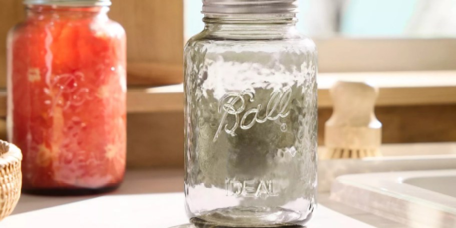 Ball Rose Vintage Mason Jars 32oz 4-Pack Only $14.39 on Target.com
