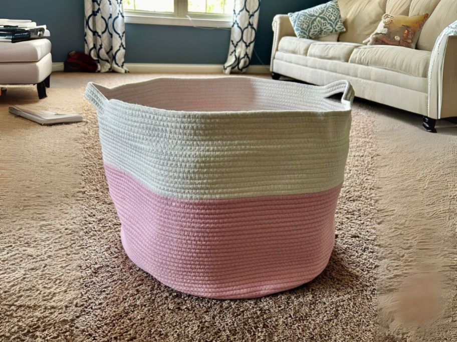 Extra-Large Rope Storage Basket Only $19.99 Shipped on Amazon (Reg. $40 ...